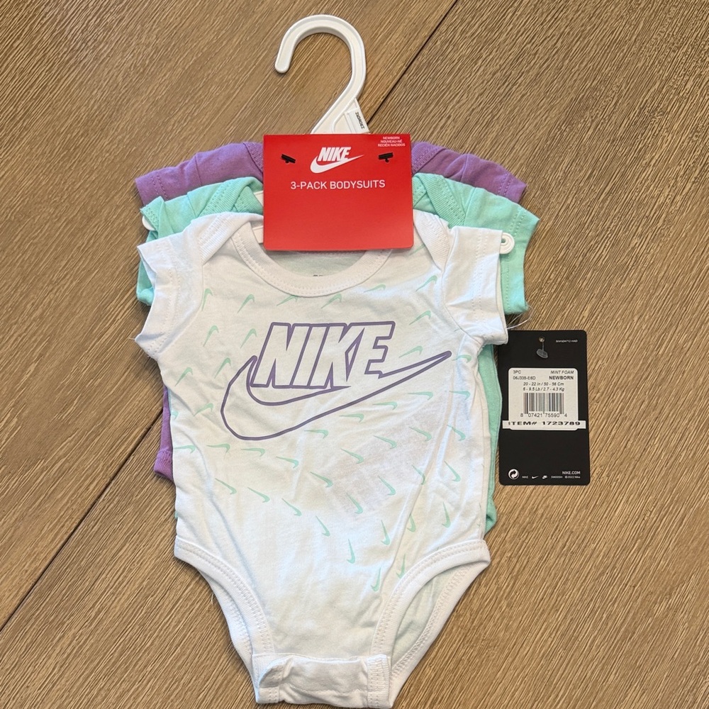NWT Nike Baby Bodysuits